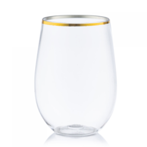 6Lusso Oro Bicchiere Da Vino Senza Stelo 470ml