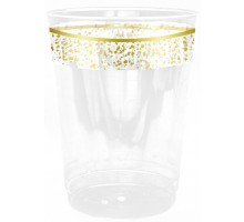 Confetti - 10 Lusso Oro Bicchieri 300ml
