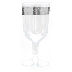 Inspiration - 10 Lusso Argento Bicchiere di Vino 180ml