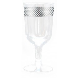 Crystal - 10 Lusso Argento Bicchiere di Vino 180ml