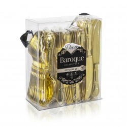 Baroque - 80pz Lusso Oro Set di Posate 